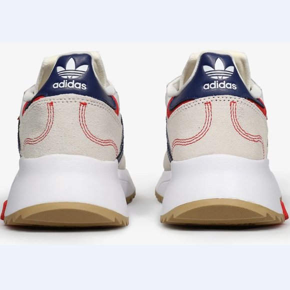 New adidas Originals Retropy Mens athletic shoes sneaker white navy red sz 8-12 - Picture 7 of 7